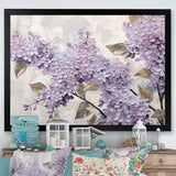 Beautiful Lilac Dreamscape I - Floral Canvas Wall Art