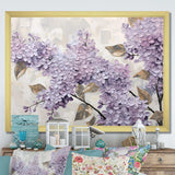 Beautiful Lilac Dreamscape I - Floral Canvas Wall Art