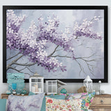 Beautiful Lilac Dreamscape IV - Floral Canvas Wall Art