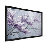 Beautiful Lilac Dreamscape IV - Floral Canvas Wall Art