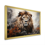 Elemental Lion Harmony - Lion Large Canvas Wall Art