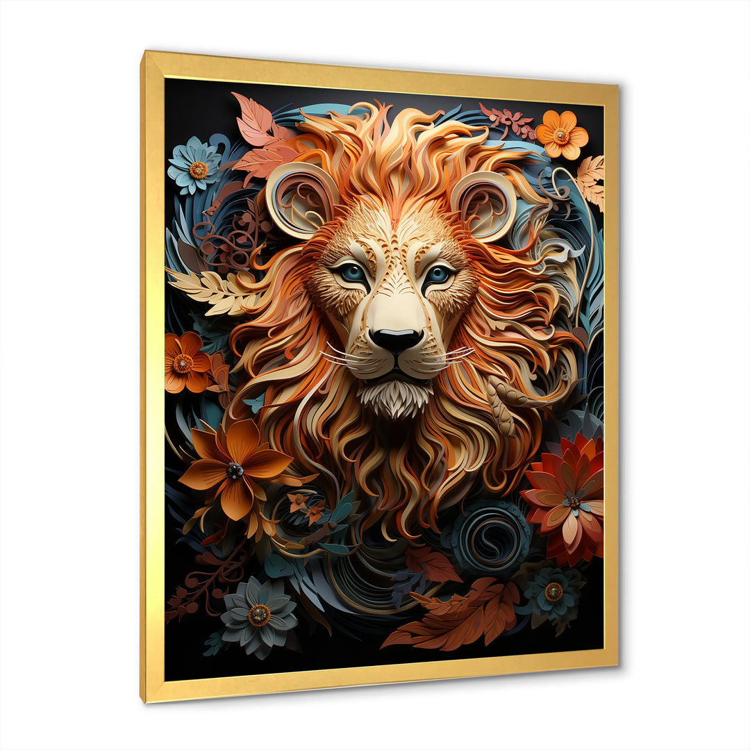 Lions Realm Dominant Presence - Lion Wall Decor