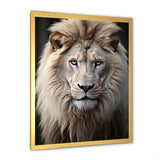 Lions Monochrome Photography - Lion Canvas Wall Art