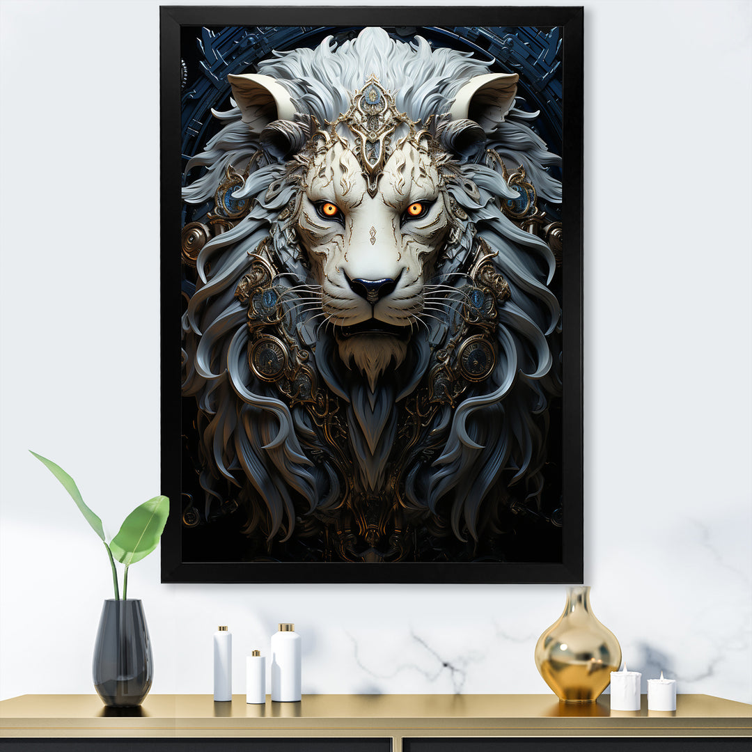 Lions Nocturnal Watch - Lion Wall Decor