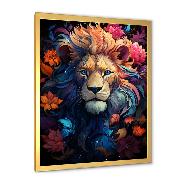 Lions Twilight Monarch - Lion Wall Art Prints