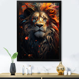 Lion Wild Essence - Lion Canvas Wall Art