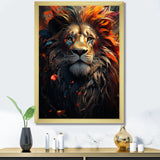 Lion Wild Essence - Lion Canvas Wall Art