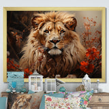 Lion Wilderness Symphony - Lion Wall Decor