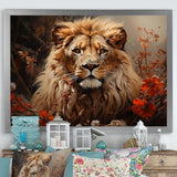 Lion Wilderness Symphony - Lion Wall Decor