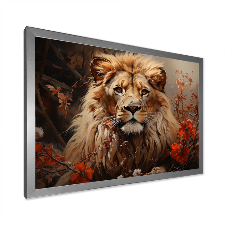 Lion Wilderness Symphony - Lion Wall Decor