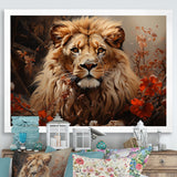 Lion Wilderness Symphony - Lion Wall Decor