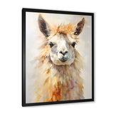 Furry Llama Portrait - Llama Wall Art Prints