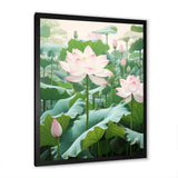 Lotus Minimalism Dream I - Floral Canvas Wall Art