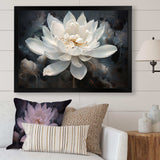 Serenity Blossum Lotus - Floral Canvas Wall Art