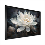 Serenity Blossum Lotus - Floral Canvas Wall Art