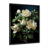 Beige Art Of Magnolias - Floral Canvas Wall Art