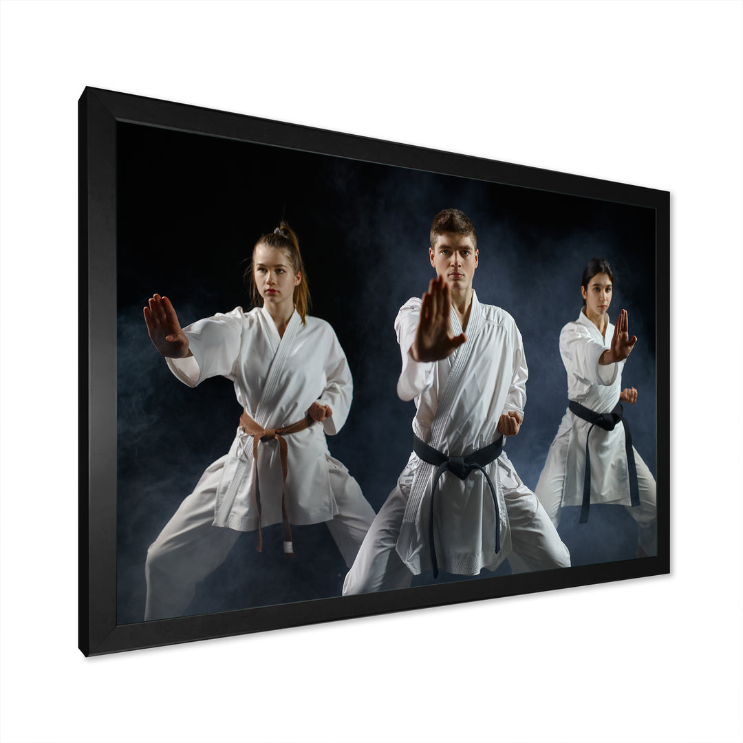 Martial Arts Fight Training Studio - Martial Arts Canvas Wall Art