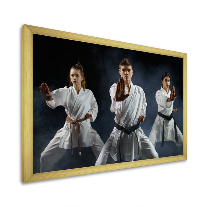 Martial Arts Fight Training Studio - Martial Arts Canvas Wall Art