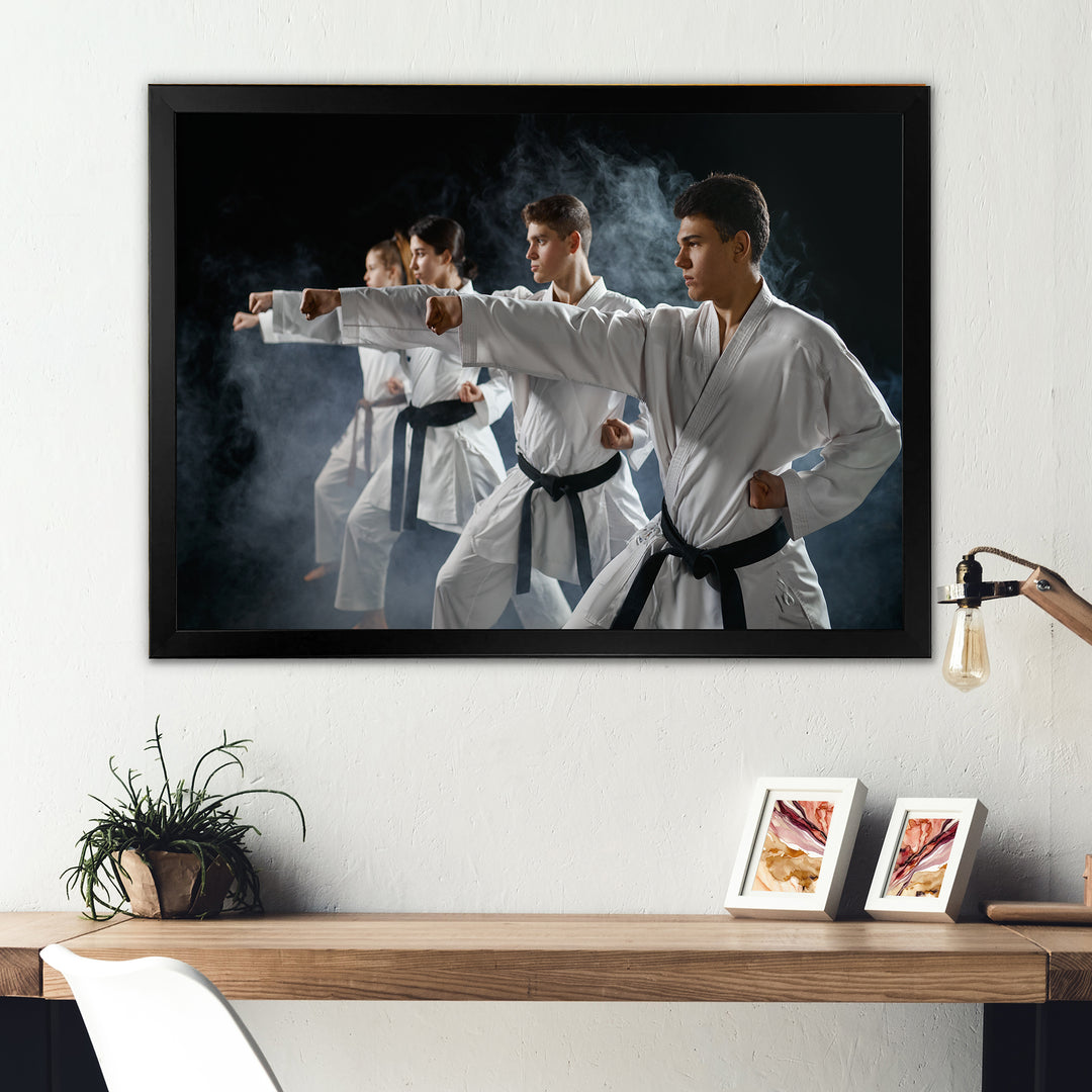 Martial Arts Fight Training Studio I - Martial Arts Canvas Wall Art