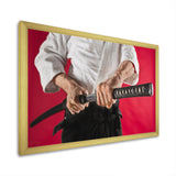 Man Training Aikido Martial Arts Studio - Martial Arts Canvas Wall Art
