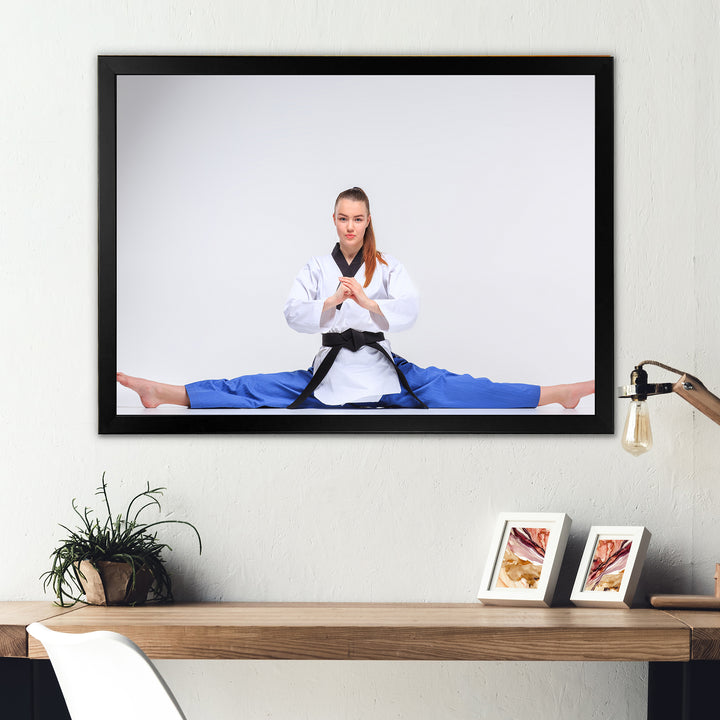 Karate Black Belt - Martial Arts Canvas Wall Art