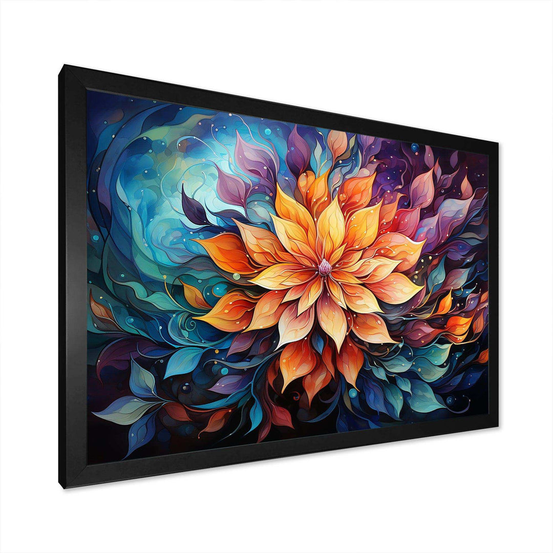 Meditation Mindfulness Mandala I - Spiritual Canvas Wall Art