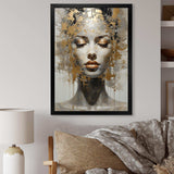 Woman Meditation Mind II - Spiritual Canvas Wall Art