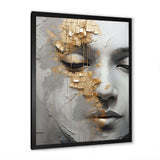 Woman Meditation Mind III - Fashion Canvas Wall Art