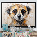 Cute Meercat Portrait - Meercat Wall Decor