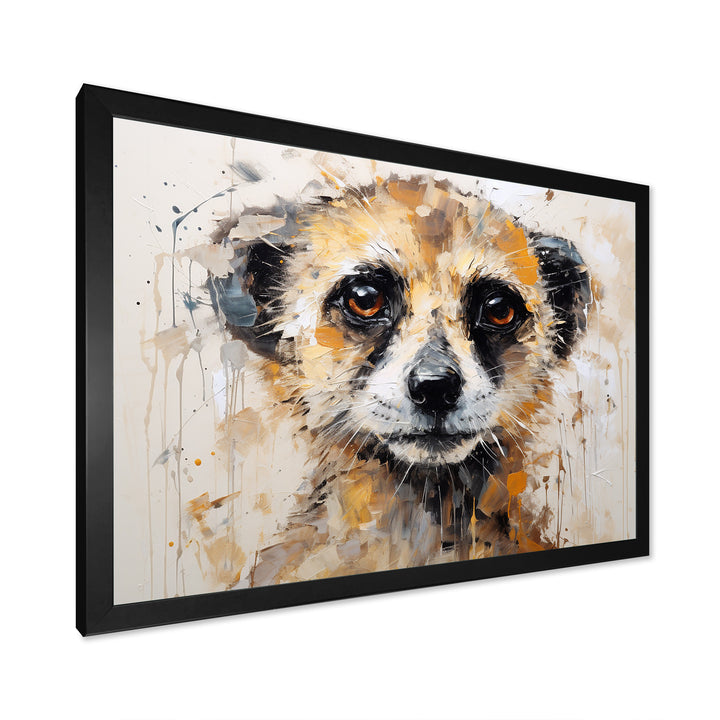 Cute Meercat Portrait - Meercat Wall Decor