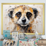 Cute Meercat Portrait - Meercat Wall Decor