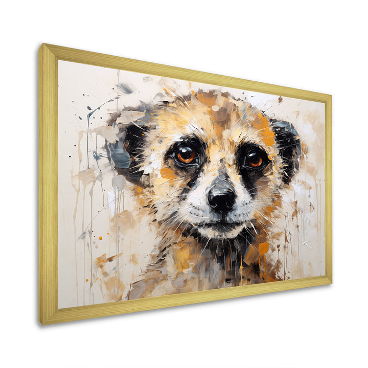 Cute Meercat Portrait - Meercat Wall Decor