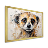 Cute Meercat Portrait - Meercat Wall Decor
