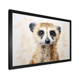 Minimalism Meercat Portrait - Meercat Wall Decor