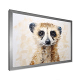 Minimalism Meercat Portrait - Meercat Wall Decor