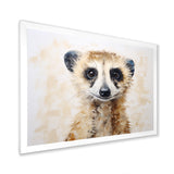 Minimalism Meercat Portrait - Meercat Wall Decor
