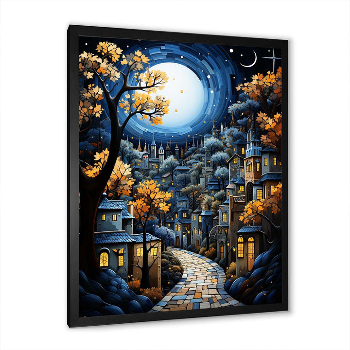 Mexican Art Landscape Oaxacan Odyssey - People Canvas Wall Art
