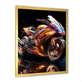 A Speed Motorcycle Adventure - Motorcycle Canvas Wall Art