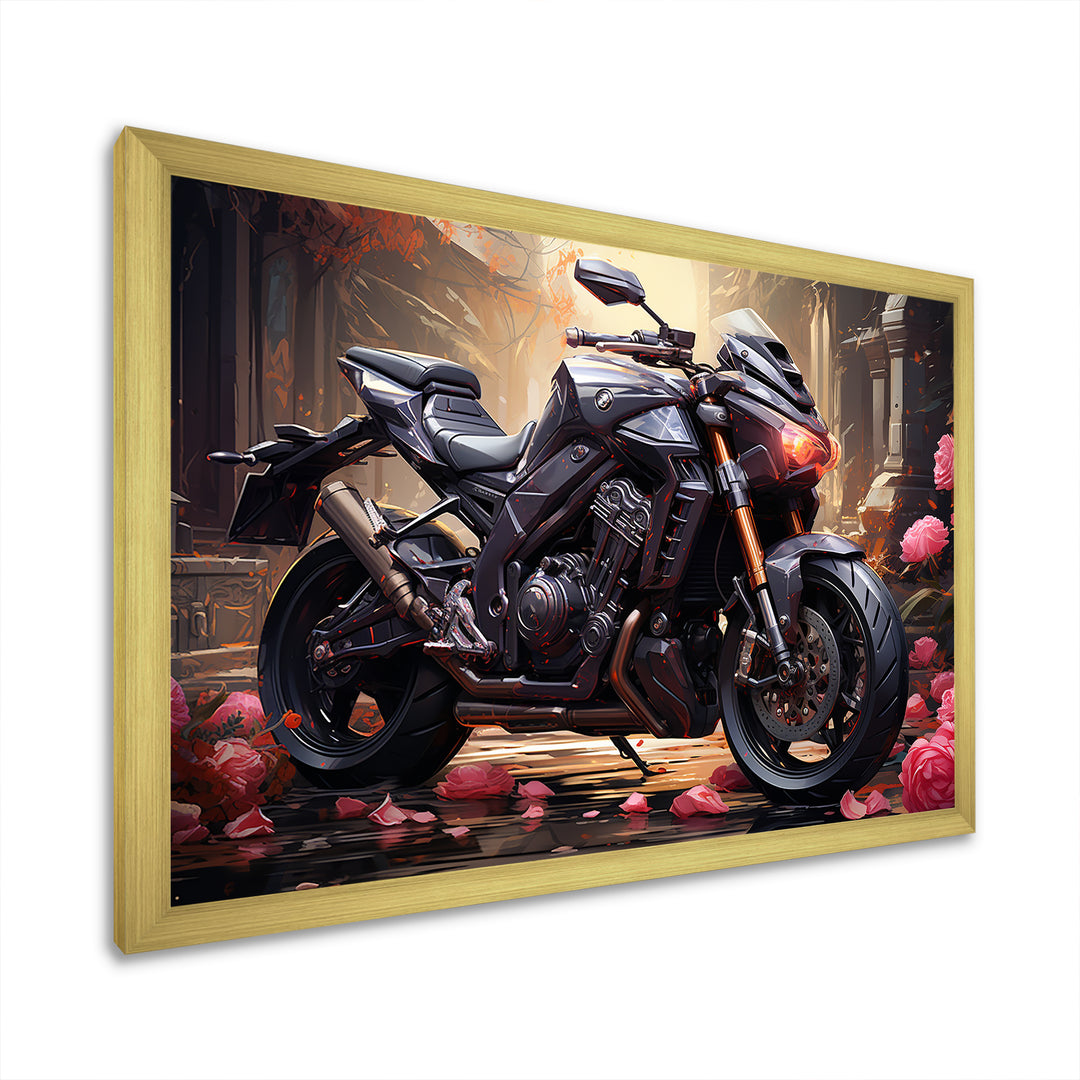 Fastest Bike Harmony - Motorcycle Canvas Wall Art