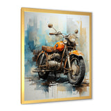 Surreal Motorcycle Journey - Motorcycle Canvas Wall Art