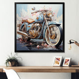 Motorcycle Freedom Awaits - Motorcycle Canvas Wall Art