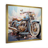 Motorcycle Freedom Awaits - Motorcycle Canvas Wall Art