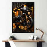 Urban Streeter Motorcycle - Motorcycle Canvas Wall Art