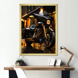 Urban Streeter Motorcycle - Motorcycle Canvas Wall Art