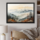 Mountain Morning Whisperes I - Landscapes Canvas Wall Art