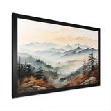 Mountain Morning Whisperes I - Landscapes Canvas Wall Art