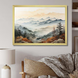 Mountain Morning Whisperes I - Landscapes Canvas Wall Art