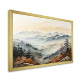 Mountain Morning Whisperes I - Landscapes Canvas Wall Art