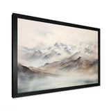 Morning Fog Mountain Wonder IV - Landscapes Canvas Wall Art