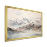 Morning Fog Mountain Wonder IV - Landscapes Canvas Wall Art